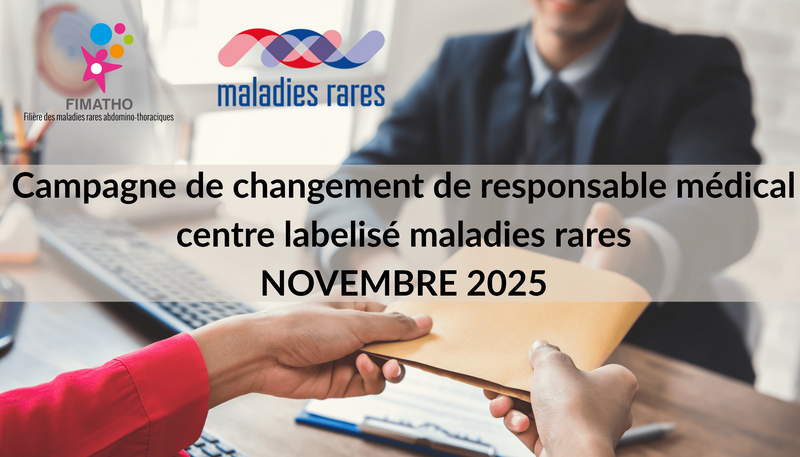 Campagne de changement de responsable médical de centre expert Novembre 2025
