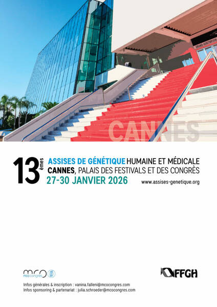 13èmes Assises de Génétique Humaine et Médicale