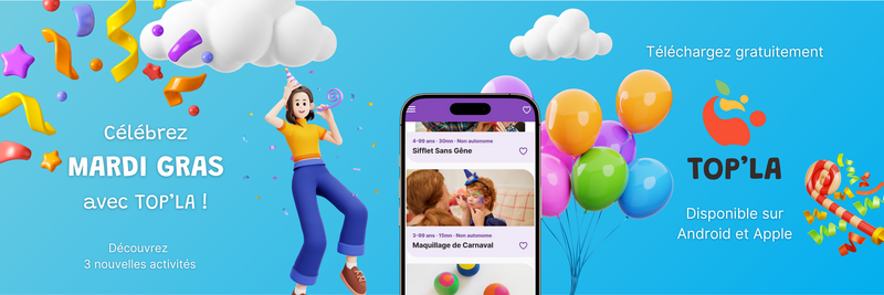 TOP'LA la fin du carnaval, mais c'est Mardi gras !