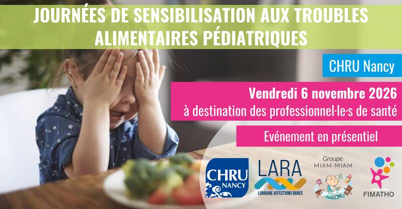 Journée de sensibilisation aux troubles alimentaires pédiatriques (professionnels) - Nancy